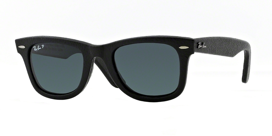 Ray-Ban 0RB2140QM Wayfarer Leather Sunglasses