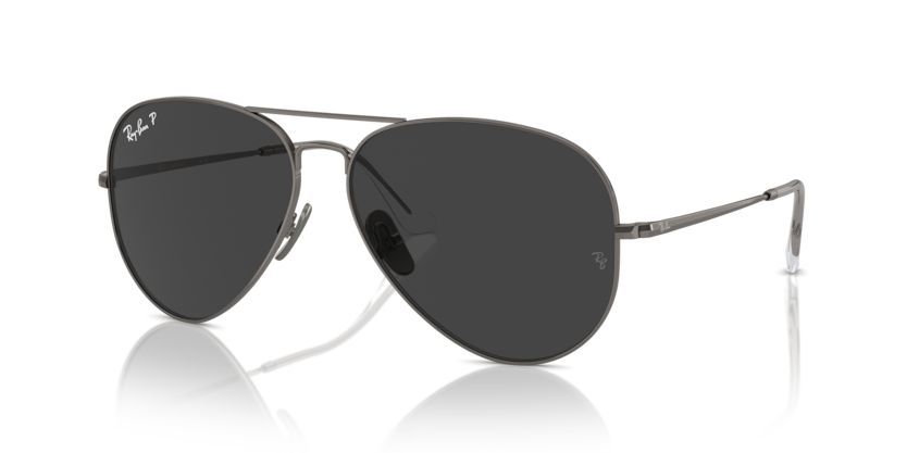 Ray-Ban 0RB8089 Aviator Titanium Prescription Sunglasses