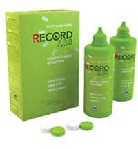 Record Contact Lens Solution