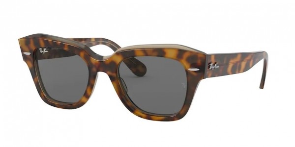 1292B1 (havana on transparent brown) dark grey lens