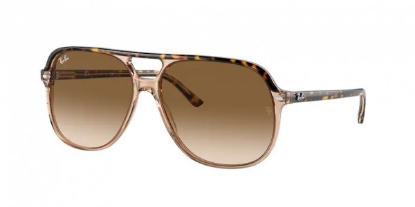 129251 (havana on transparent brown) clear gradient brown lens