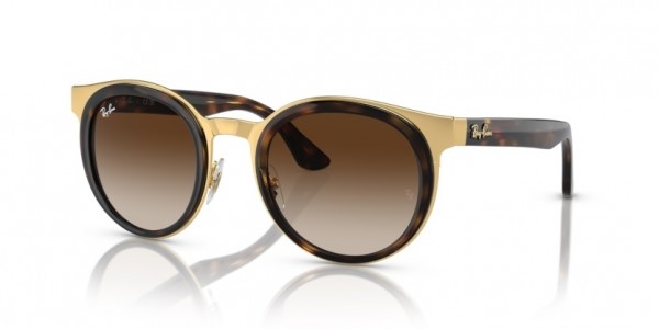 001/13 (havana on gold) brown gradient lens