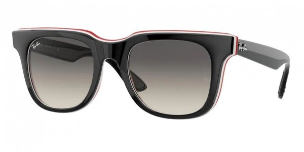 651811 (black white red) grey gradient dark grey lens