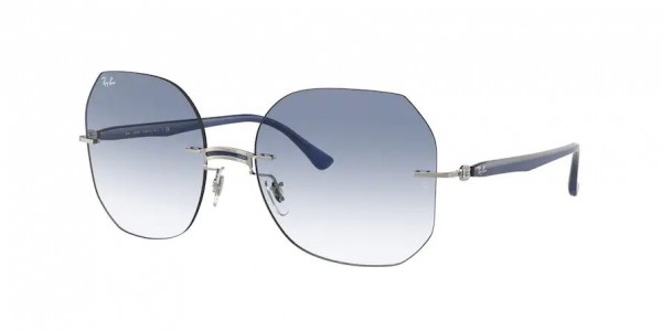 003/19 (blue on silver) clear gradient light blue lens