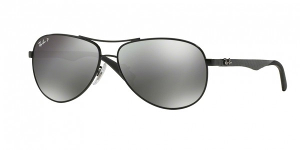 002/K7 (shiny black) polarized grey mirror lens