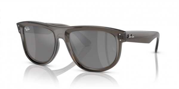 6707GS (transparent dark grey) silver mirror lens