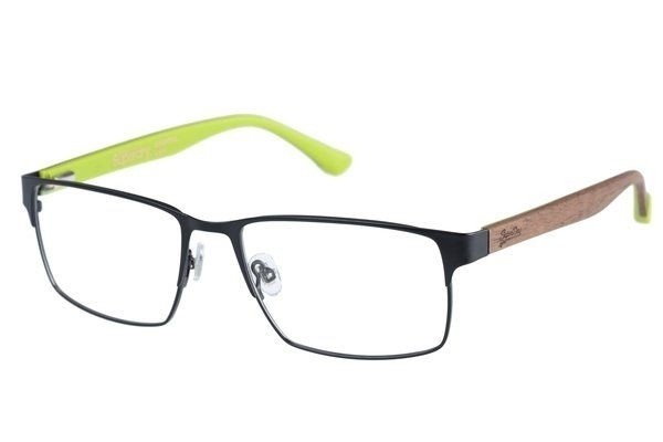 004 (matte black/walnut/lime green)