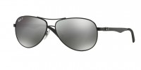 002/K7 (shiny black) polarized grey mirror lens