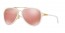 410206 (SATIN POLISHED GOLD/WHITE) w28 black iridium lens
