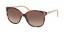 UE00A6 (spotted brown pink) brown gradient lens