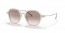 16B1L0 (opal rose) clear grad brown lens