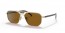 ZVN5Y1 (pale gold) polarized dark brown lens