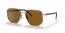 ZVN5Y1 (pale gold) polarized dark brown lens