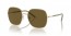 ZVN01T (pale gold) dark brown lens