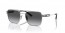 1BC5W1 (steel) polarized grey gradient  lens