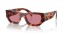 13O80B (havana red) dark violet lens