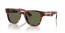 13O03R (havana red) green polar lens