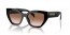 1AB0A6 (black) brown gradient lens