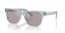 19T80F (transparent azure) grey polarized mirror gold lens