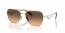 ZVN50C (pale gold) brown gradient grey lens