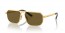 1BK01T (matte gold) dark brown lens
