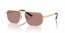 VAF10D (matte pale gold) light brown lens