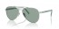 1BC10G (silver) petrol green lens