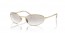 14N7H1 (pale gold) clear mirror gold gradient lens