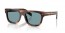 15W04D (classic tortoise) green polar lens