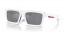 17S40A (matte white/black rubber) light blue mirror silver lens