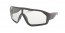 UFK09H (GREY RUBBER)  clear ar external blue lens