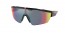 DG008F (black rubber) dark grey mirror blue/red lens