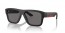 DG002G (black rubbered) dark grey polar lens