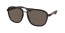 03P06H (matte burnished/black rubber) brown lens