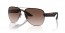 5AV02P (gunmetal) brown gradient lens
