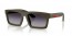 15X09U (matte green/black rubber) grey gradient lens