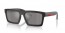 18K60A (matt grey/black rubber) grey mirror silver lens