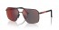 DG008F (black rubber) dark grey mirror blue/red lens