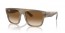 140551 (striped brown) clear/brown gradient lens