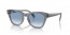 66413F (transparent grey) blue gradient lens