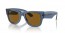 668073 (transparent blue) brown lens
