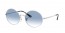 91493F (silver) clear gradient blue lens