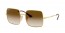 914751 (gold) clear gradient brown lens