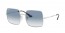 91493F (silver) clear gradient blue lens