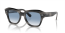 14043F (striped grey) clear to blue gradient lens