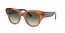 1325BH (havana on transparent green) green gradient lens