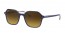 132085 (blue on stripes orange/blue) brown gradient dark brown lens