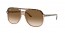 129251 (havana on transparent brown) clear gradient brown lens
