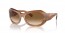 140351 (striped brown) clear/brown gradient lens