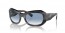 14043F (striped grey) clear/blue gradient lens